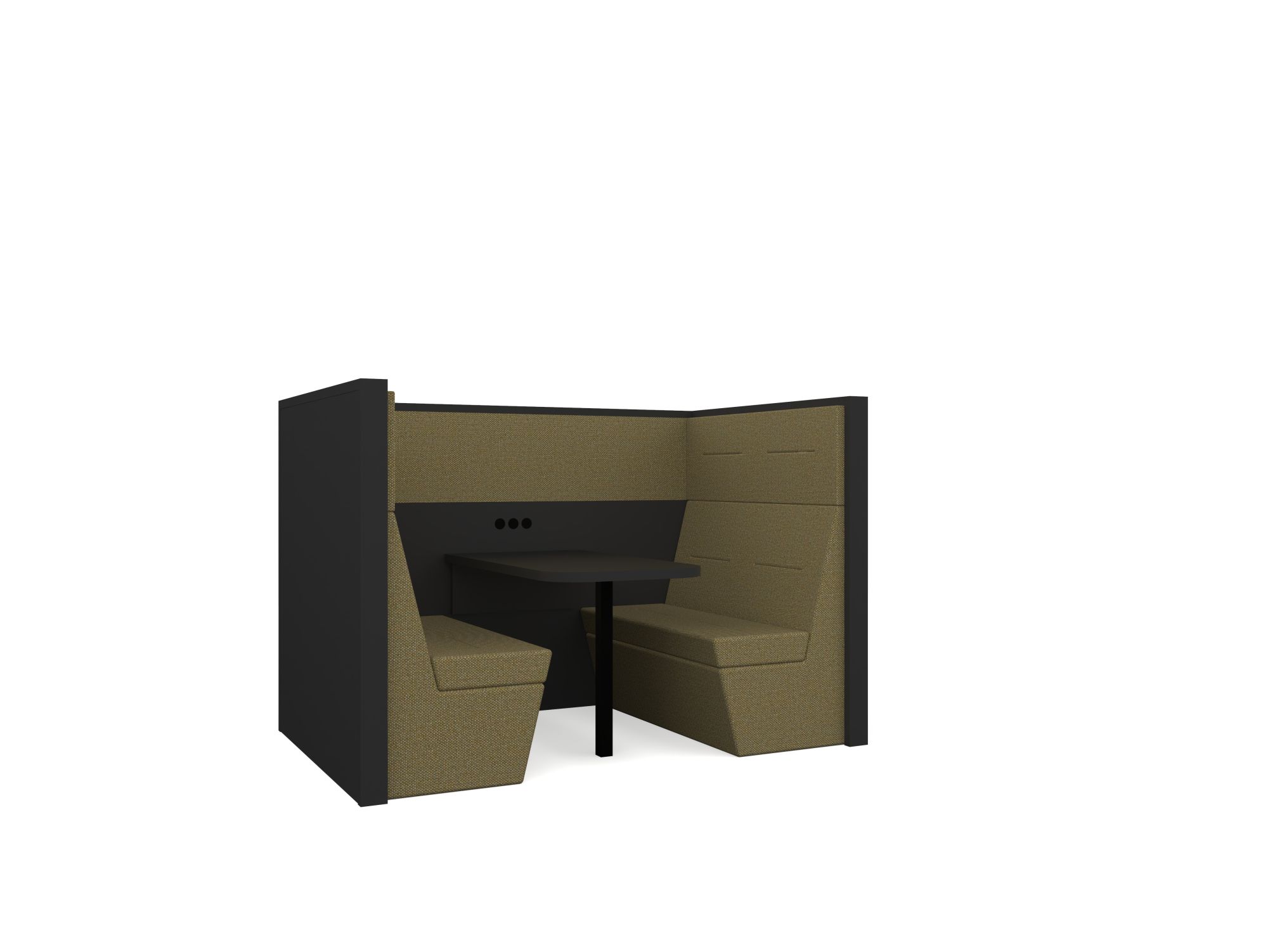 Railway Carriage Banquette, 4-Person